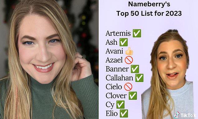 TikTok baby name expert reveals her favourite names for 2023